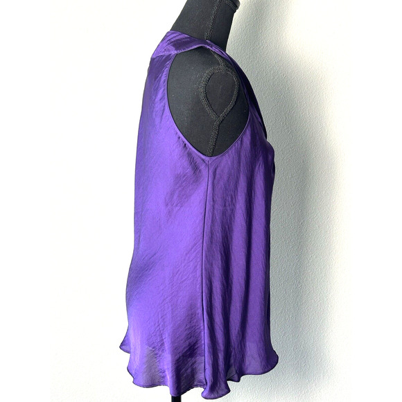 Women's Willi Smith Purple Sleeveless Top Blouse Size M - Picture 10 of 16